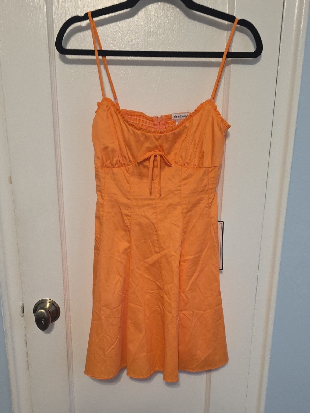 Sleeveless Orange A-Line Dress by A New Day